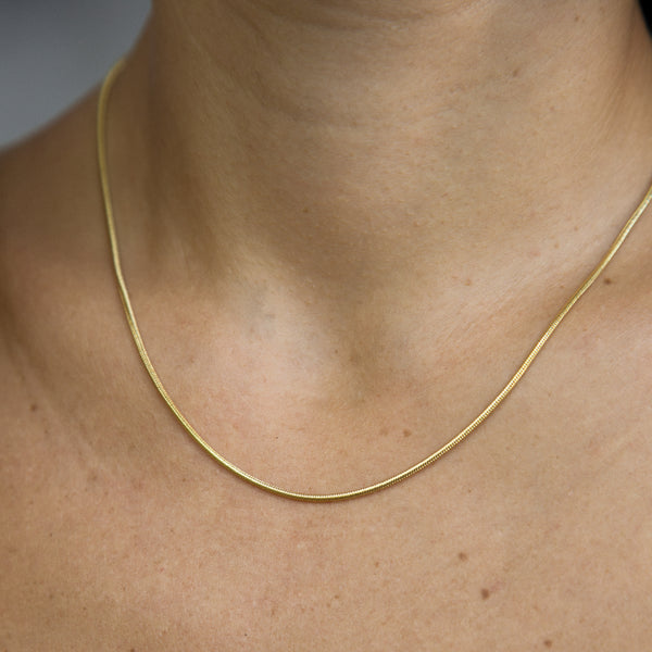 14k Gold Snake Chain Necklace