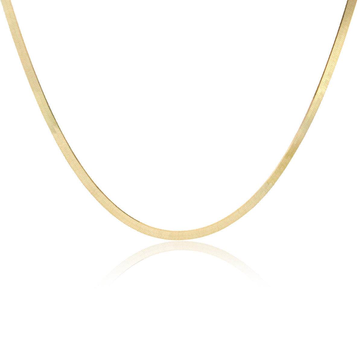 Fehu 2.5mm Herringbone Necklace