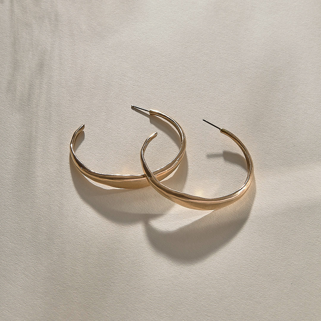 The Bronze La Mer Hoops