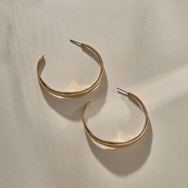 The Bronze La Mer Hoops