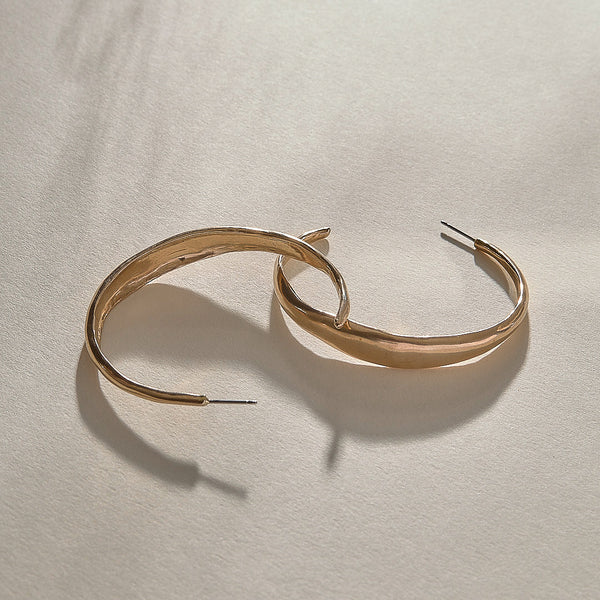 The Bronze La Mer Hoops
