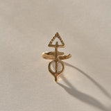 Ma'at Elemental Ring | Gold