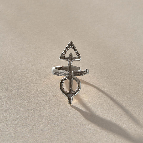The Silver Ma'at Elemental Ring