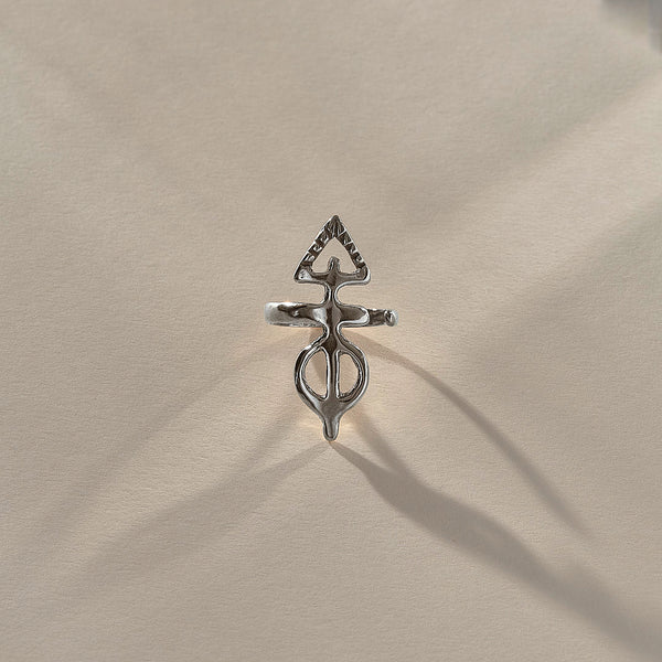 The Silver Ma'at Elemental Ring