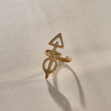 Ma'at Elemental Ring | Gold