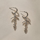 Hoku Charm Hoops | Silver
