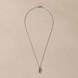 Mini Ma'at Charm Necklace | Bronze