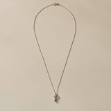 Mini Ma'at Charm Necklace | Silver