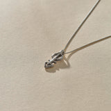 Mini Ma'at Charm Necklace | Silver