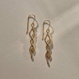 Serpent Earrings | Bronze