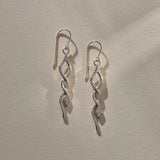 Serpent Earrings | Silver