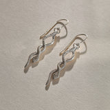 Serpent Earrings | Silver
