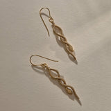 Serpent Earrings | Bronze