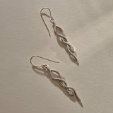 Serpent Earrings | Bronze
