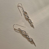 Serpent Earrings | Silver