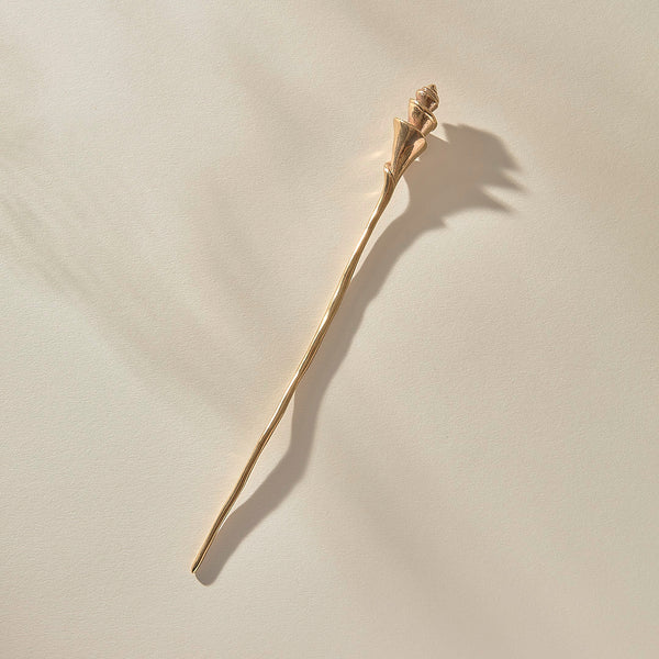 Neptune Hair Pin | Gold