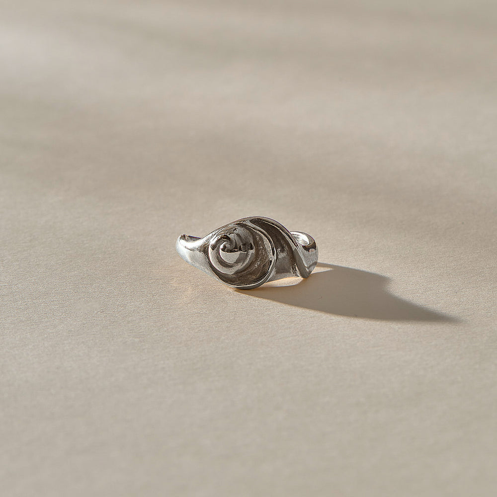 The Silver Spiral Shell Ring - Ethically Made jewelry by Catori Life ...
