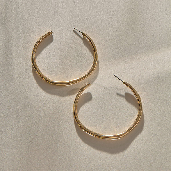 The Gold Paloma Hoops