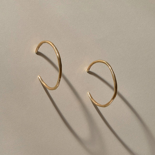 The Gold Paloma Hoops