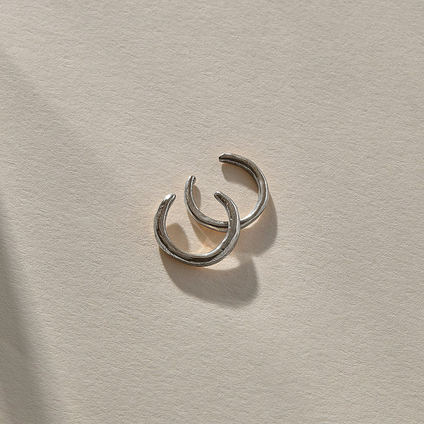 The Silver Padma Cuff Set