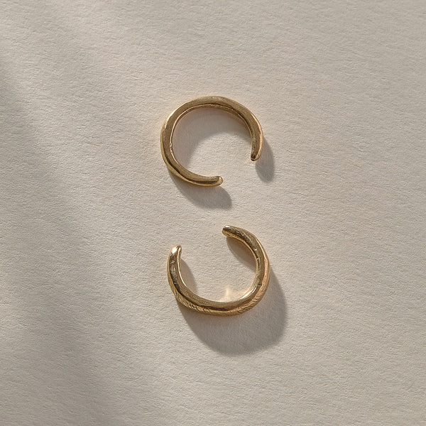 The Gold Padma Cuff Set