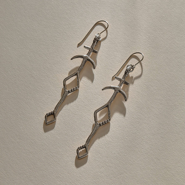 The Silver Panah Earrings
