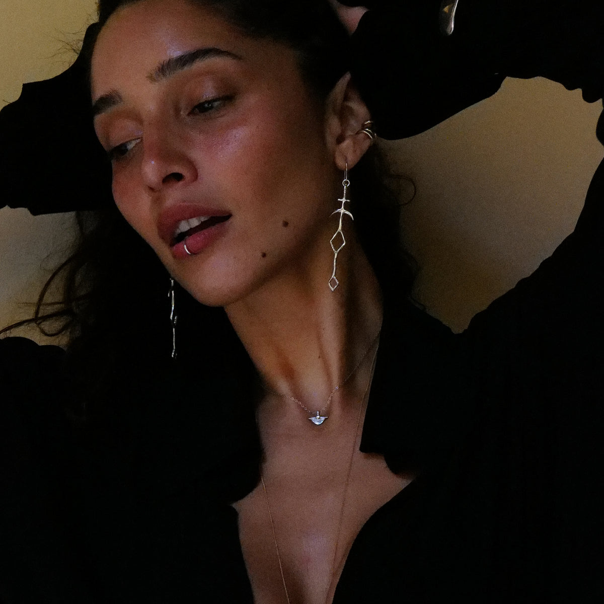 Panah Amulet Earrings | Gold