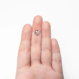 Vía Láctea I Polished Raw Salt and Pepper Diamond Signet Ring | Gold | OOAK