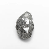 Vía Láctea II Polished Raw Salt and Pepper Diamond Signet Ring | Gold | OOAK