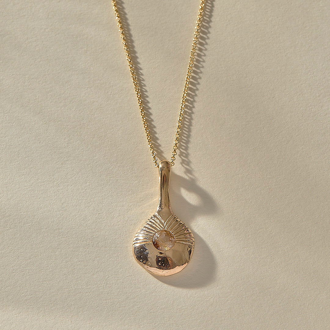 Reflections Pendulum Necklace | Gold