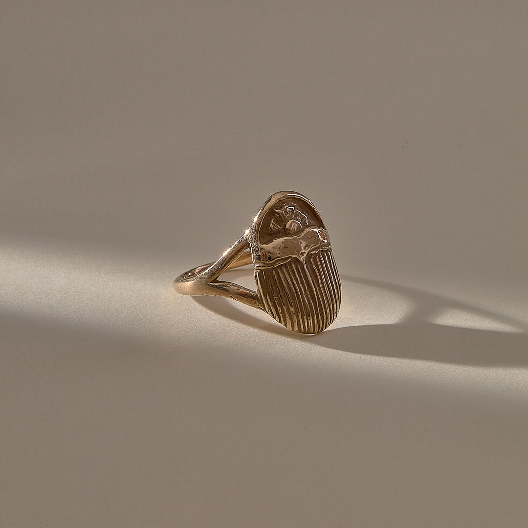 Scarab Ring | Bronze
