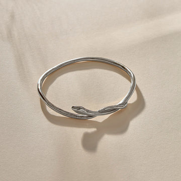 The Silver Serpent Bangle by Catori Life | Catori Life