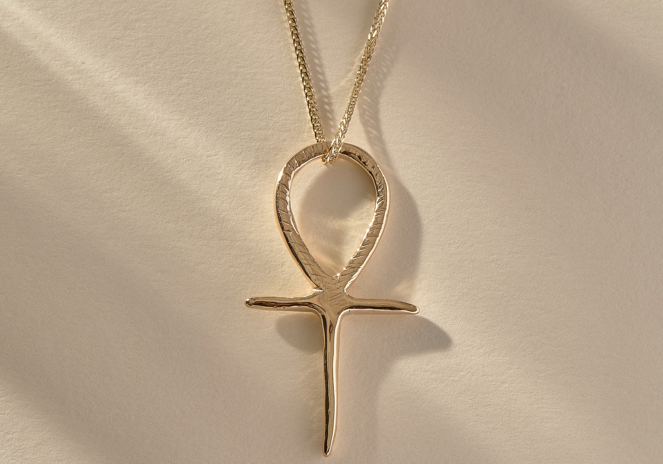 The Ankh by Catori Life  in solid gold.