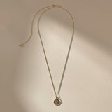 Wild Rose Necklace | Bronze