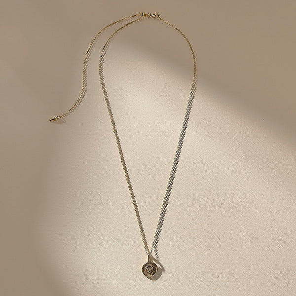The Bronze Wild Rose Necklace