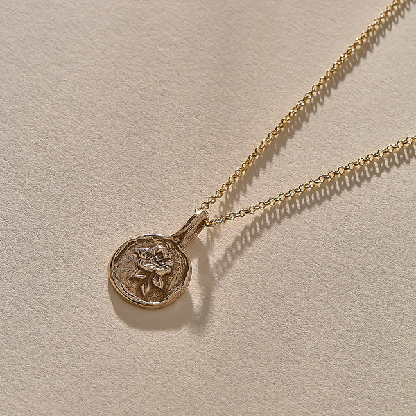 The Bronze Wild Rose Necklace