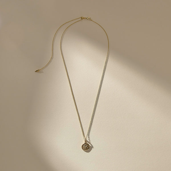 The Gold Wild Rose Necklace