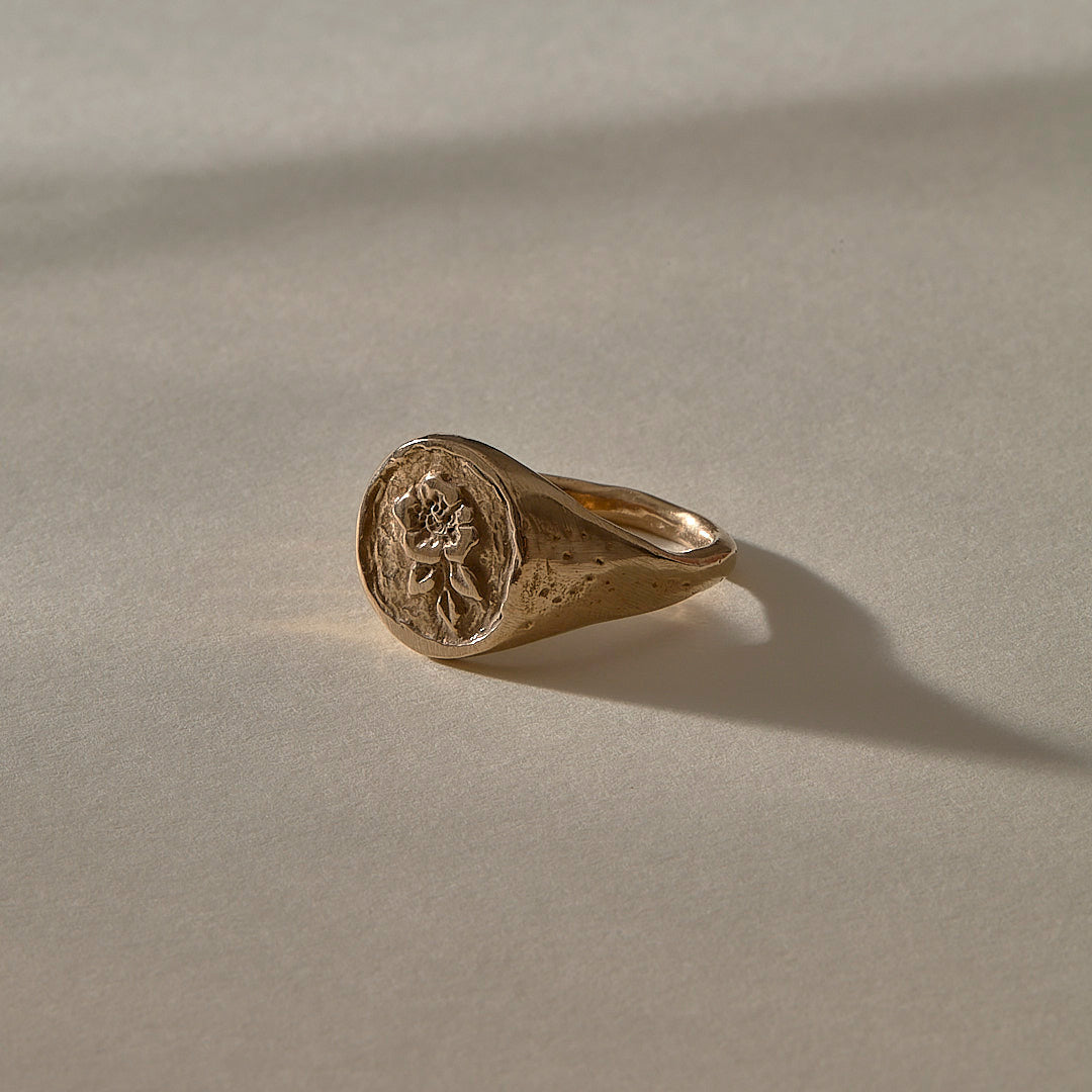 Wild Rose Ring | Bronze