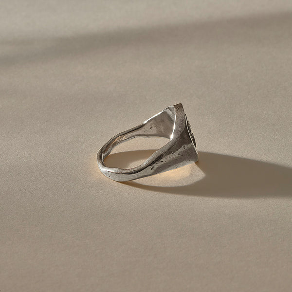 The Silver Wild Rose Ring