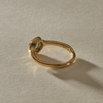 Back of the Meridian Ring, showing the smooth, organic 14k gold band.