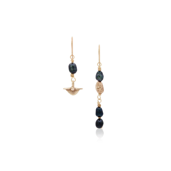 Black Pearl Magdalena Earrings - Catori Life