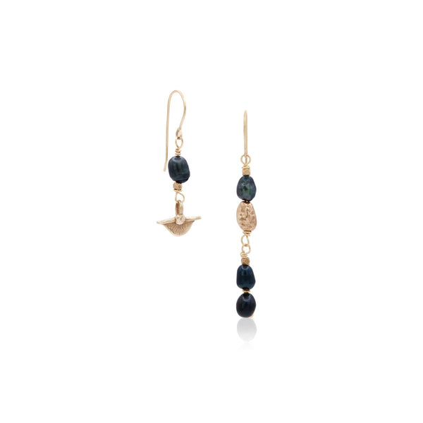 Black Pearl Magdalena Earrings - Catori Life