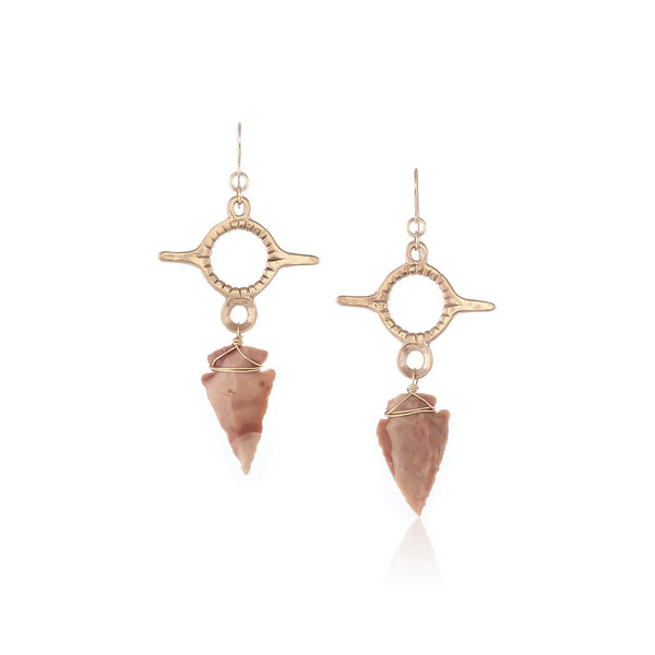 Earth Arrowhead Earrings - Catori Life