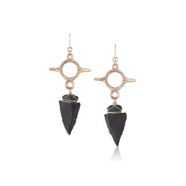 Earth Arrowhead Earrings - Catori Life