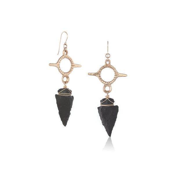 Earth Arrowhead Earrings - Catori Life