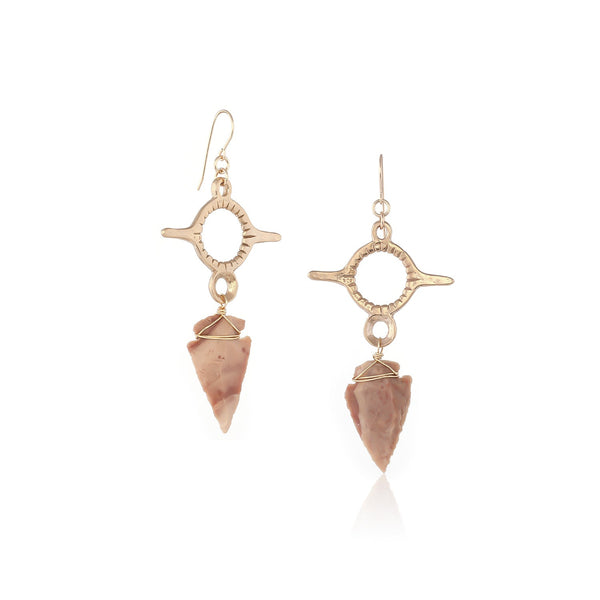 Earth Arrowhead Earrings - Catori Life