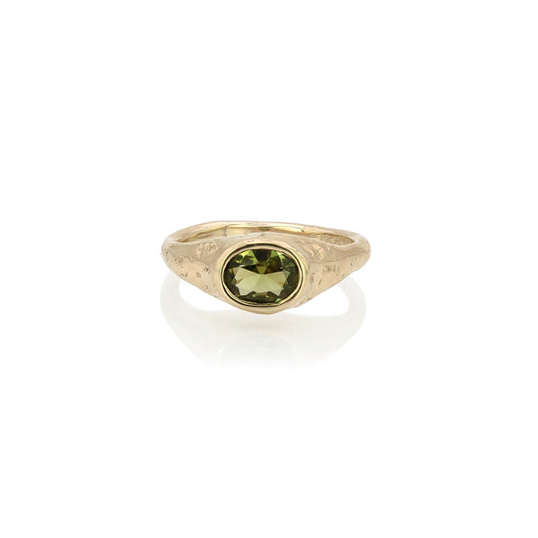 Green Tourmaline Signet III - Catori Life